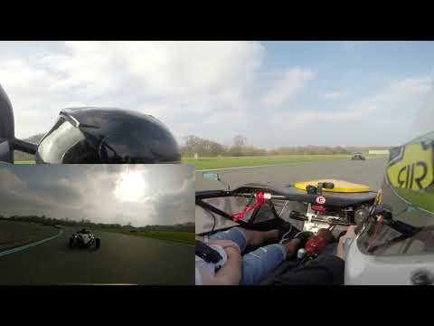 1 Lap three Ariel Atom's Racing at EverymanRacing Dunsfold Go Pro