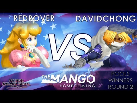 Mango Homecoming - redrover (Peach) VS PEPIS | DavidChong (Sheik) - SSBM - Pools - Winners Round 2
