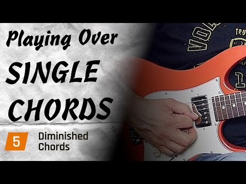 How To Play Over Diminished Chords - Improvisation Masterclass #5