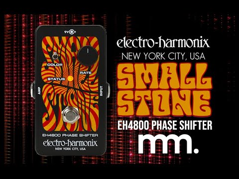 Демонстрация педали эффектов эффектов Electro-Harmonix Small Stone