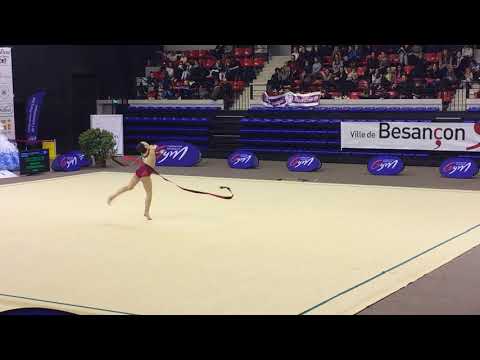Lola Birkui-Terrazzoni ruban - Nat A 14/15 ans - France Besançon 2018