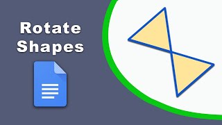 How to rotate shape in google docs
