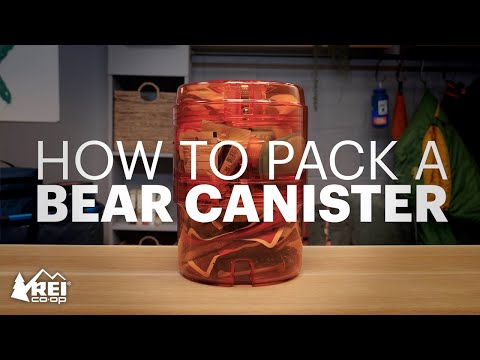 How to Plan, Pack and Store a Bear Canister