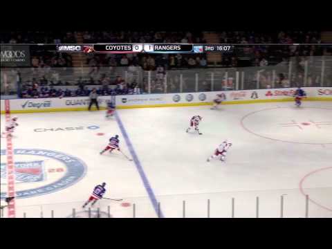 Phoenix Coyotes @ New York Rangers - 01/10/2012 - Highlights [HD]