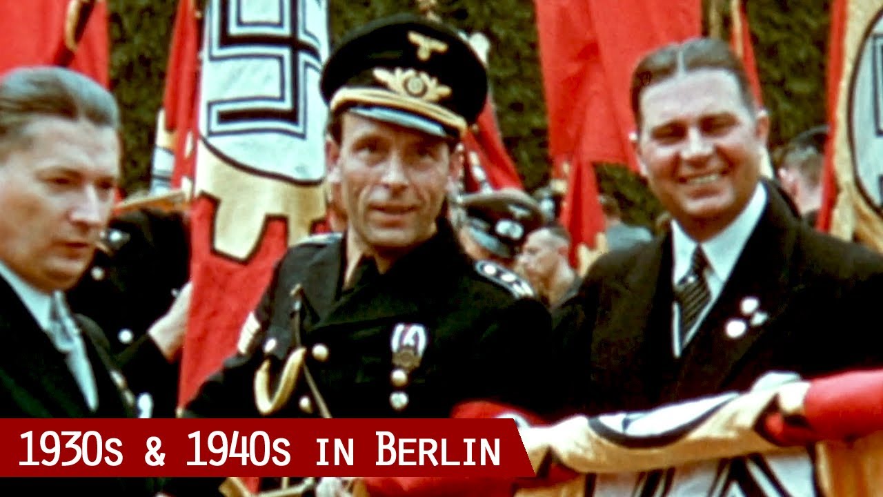 Adolf Hitler's Berlin - 1930s & 1940s (Color Footage & HD)