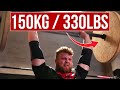 Heavy Axle Press 150KG/ 330LBS How many can we do?!