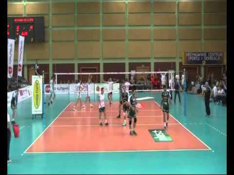 Akcja meczu AZS PW-AZS Olsztyn