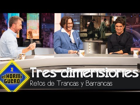 Johnny Depp lo pasa en grande con Trancas y Barrancas - El Hormiguero