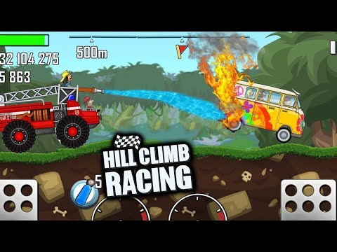 Hill Climb Racing 1 Updated! 1.51.0 New map - SUBURBS car game Gameplay
