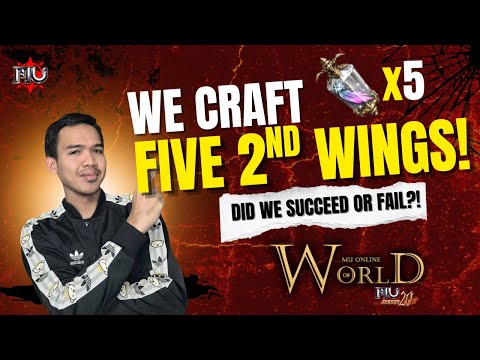 How to make 1st & 2nd Wings Relics World of MU Online Season 20 Part 3