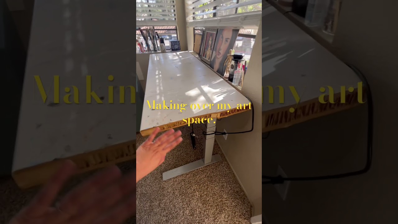 Art Space Refresh #art #roommakeover