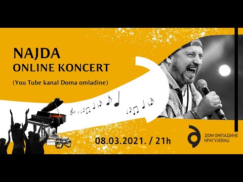 DEJAN NAJDANOVIC NAJDA online koncert // Dom omladine 08.03.2021.