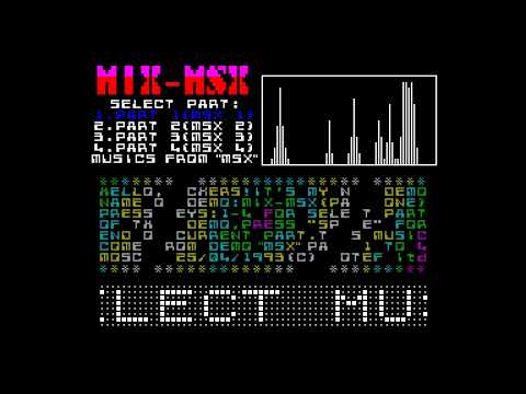 Mix Msx 1 - Gotef/Klav [#zx spectrum AY Music Demo]