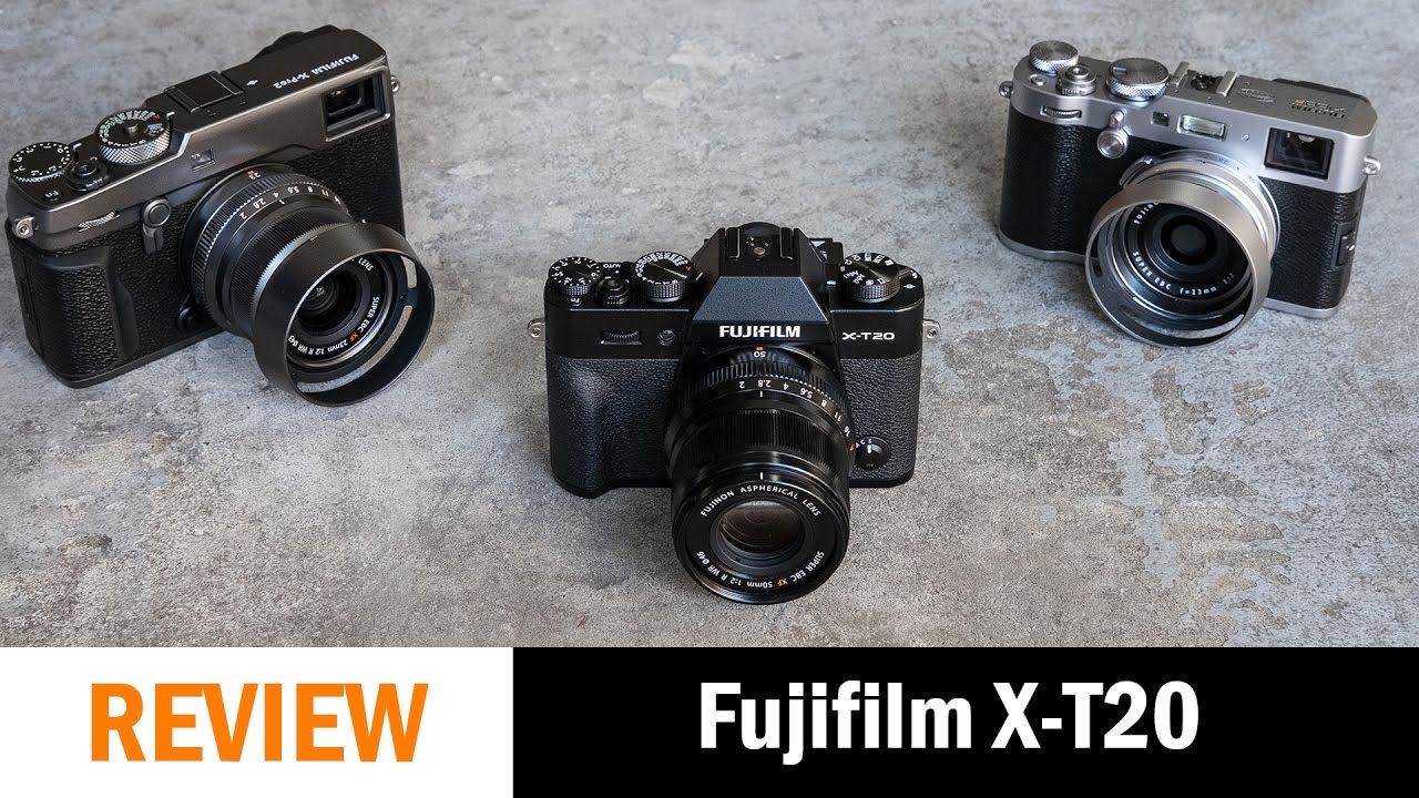 YouTube video - FUJIFILM X-T20 černý + XF 18-55 mm