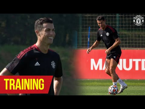 Cristiano Ronaldo's return to Carrington | Training | Manchester United v Newcastle United