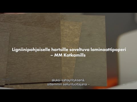 New Wood Competition 2023 3rd prize: Saturating kraft paper suitable for lignin-based resin