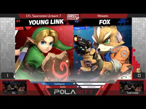 CFL Smackdown Ultimate 212 - A.I. (Young Link) vs Temptation (Fox) - Winners R1
