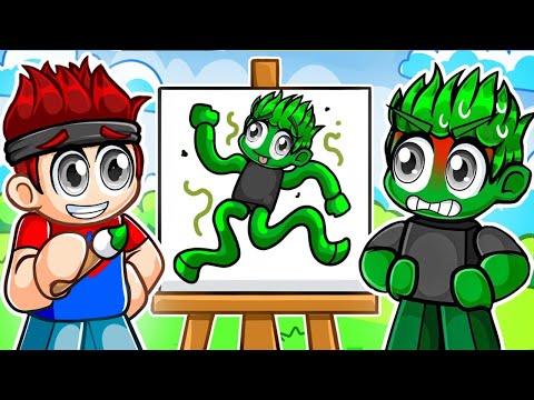 HO PRESO IN GIRO GIGINO NELLA GARA DI DISEGNO SU ROBLOX!