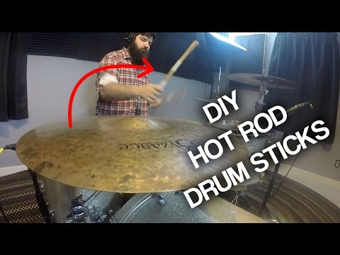 DIY Hot Rod Drum Sticks