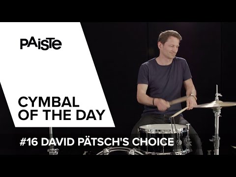 PAISTE "Cymbal of the Day" - #16 David Pätsch (GER)