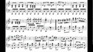 Brahms' Hungarian Dance No. 5 in ragtime