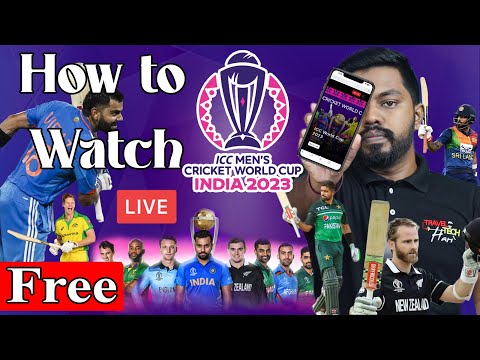 How to Watch Cricket World Cup 2023 🔥Online Without Any App 🧐Tamil @TravelTechHari 😮