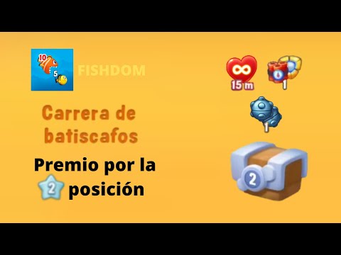 Fishdom | Bathyscaphe race | Second Place Reward