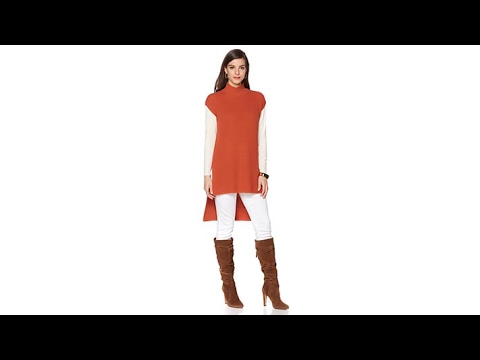 NENE by NeNe Leakes Mock Turtleneck Sweater Tunic