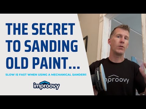 The Secret to Sanding Old Paint - Mechanical Sanding Tip