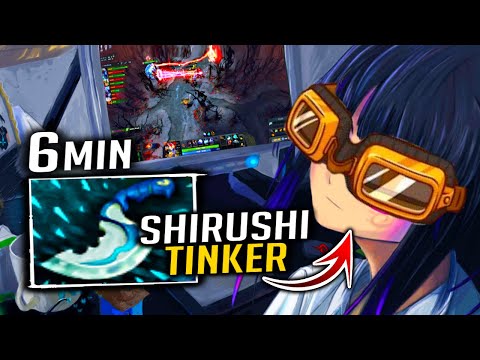 INSANE HAND SPEED TINKER GIRL | DOTA 2 7.32B | SHIRUSHI TINKER