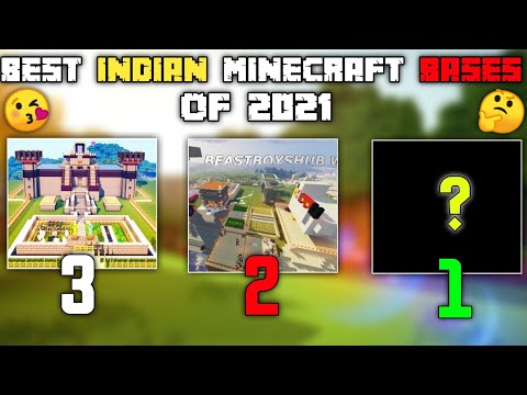 sudichoo - India's top best minecraft worlds  | top 5 minecraft bases of Indian youtubers
