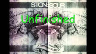 Stone Sour-Unfinished(Audio Secrecy).wmv