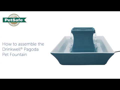Petsafe Drinkwell Ceramic Pet Fountains Replacement Charcoal Filters anglies filtrai fontanėliams-girdykloms 4vnt video