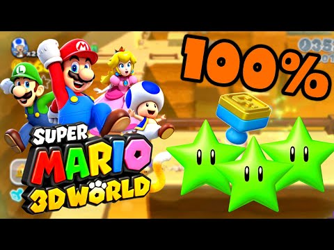 4-1 Ant Trooper Hill 🎪 Super Mario 3D World Switch + Wii U 🎪 All Green Stars + Stamp