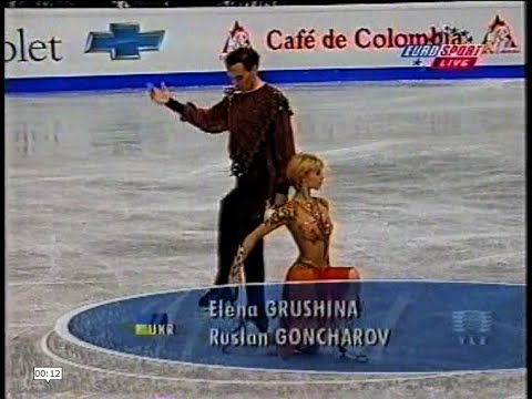 Elena Grushina & Ruslan Goncharov UKR - 1999 World Figure Skating Championships Free Dance