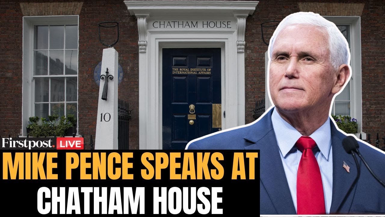 LIVE: Former U.S. Vice President Mike Pence Speaks at Chatham House in London | N18G