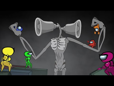 Among Us vs Siren Head - Cartoon Animation