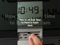 Azam Clock Asher time setting