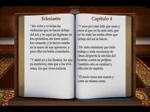 LA BIBLIA  ECLESIASTES  COMPLETO REINA VALERA ANTIGUO TESTAMENTO