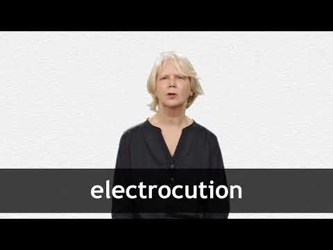 How to pronounce ELECTROCUTION in American English