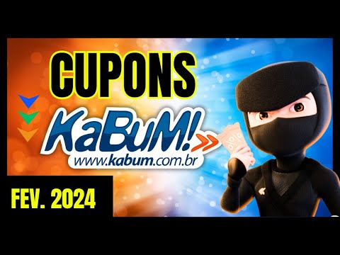 [Cupons ATUALIZADOS KABUM] MAIS DE 50 CUPONS de Desconto da Kabum de Fevereiro 2024.