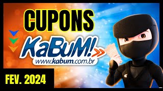 [Cupons ATUALIZADOS KABUM] MAIS DE 50 CUPONS de Desconto da Kabum de Fevereiro 2024.