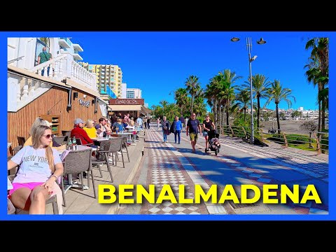 Benalmadena, Spain | Sunny Promenade 4K Walking Tour (2026)
