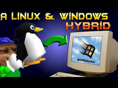 I made my own Linux Distro... WINEdows!