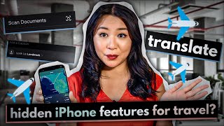 HIDDEN IPHONE FEATURES & HACKS FOR TRAVEL 2024 | 16 Tips & Secrets to Make Your Next Trip Easier