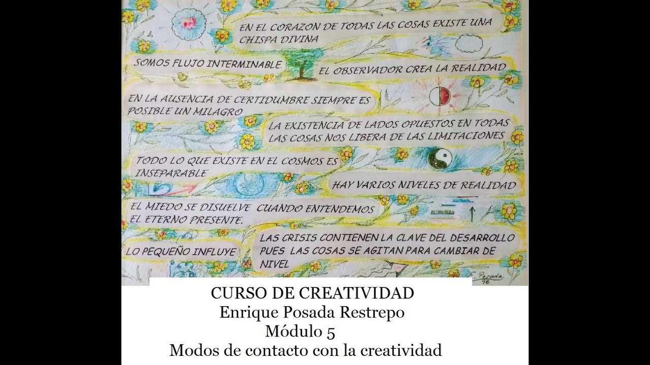 Este es el módulo 5 de mi curso de creatividad