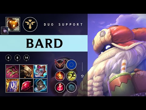Bard Support vs Pyke - EUW Grandmaster Patch 25.24