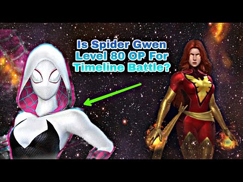 Is Spider Gwen Level 80 OP For Timeline Battle? - Marvel Future Fight