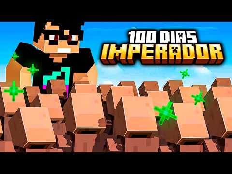 Sobrevivi 100 dias sendo um IMPERADOR no Minecraft - O FILME