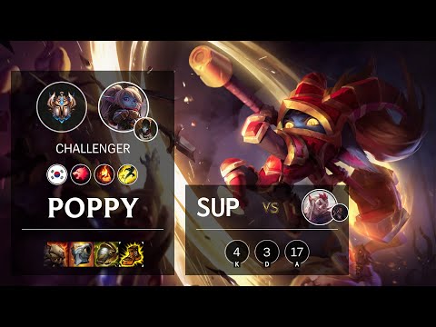 Poppy Support vs Rakan - KR Challenger Patch 10.22